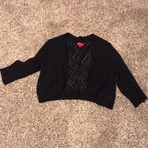Crop accent sweater